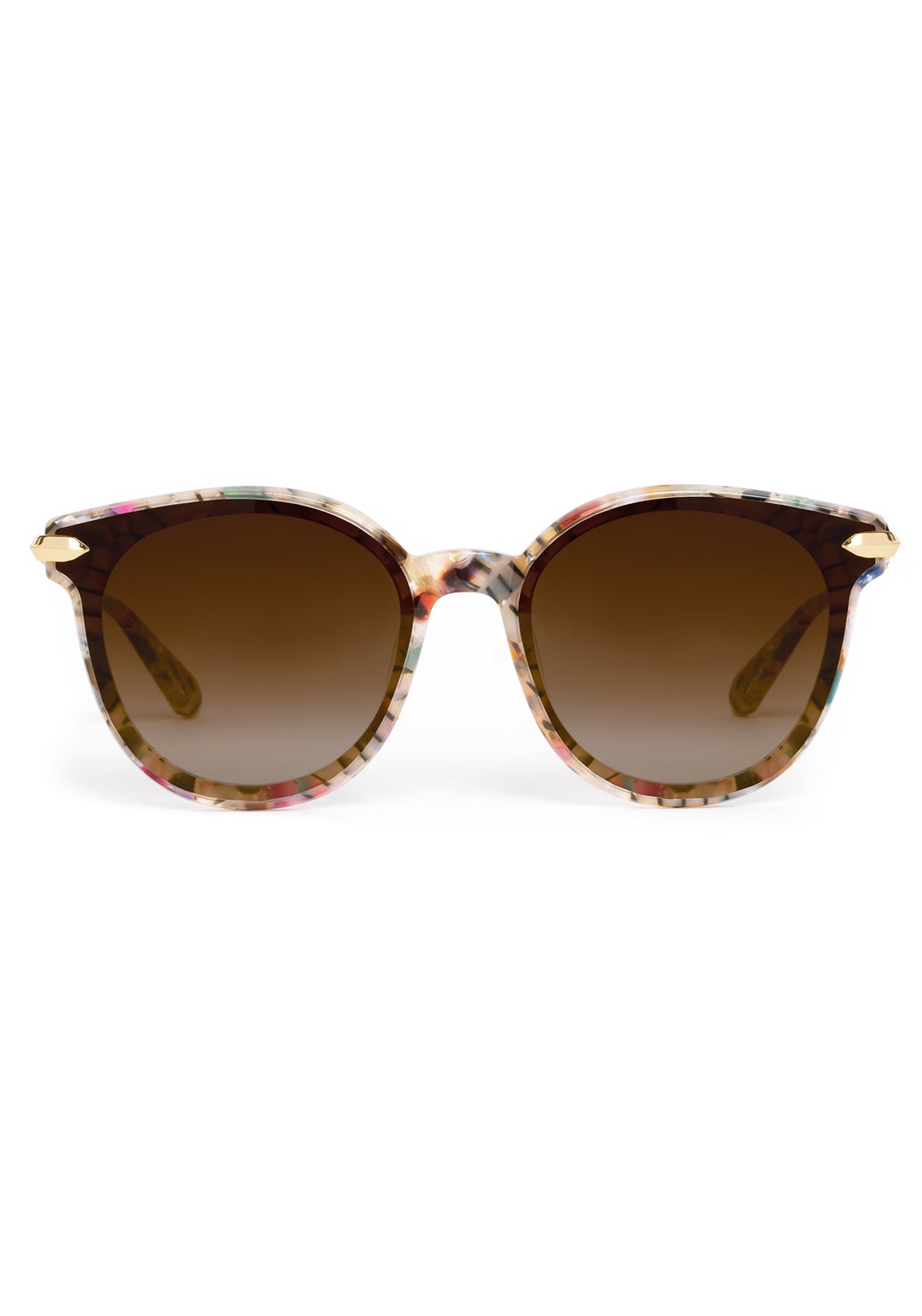 KREWE | ? Clio Nylon Confetti 18k Sunglasses CLIO NYLON | Crystal 24K | KREWE main image 2
