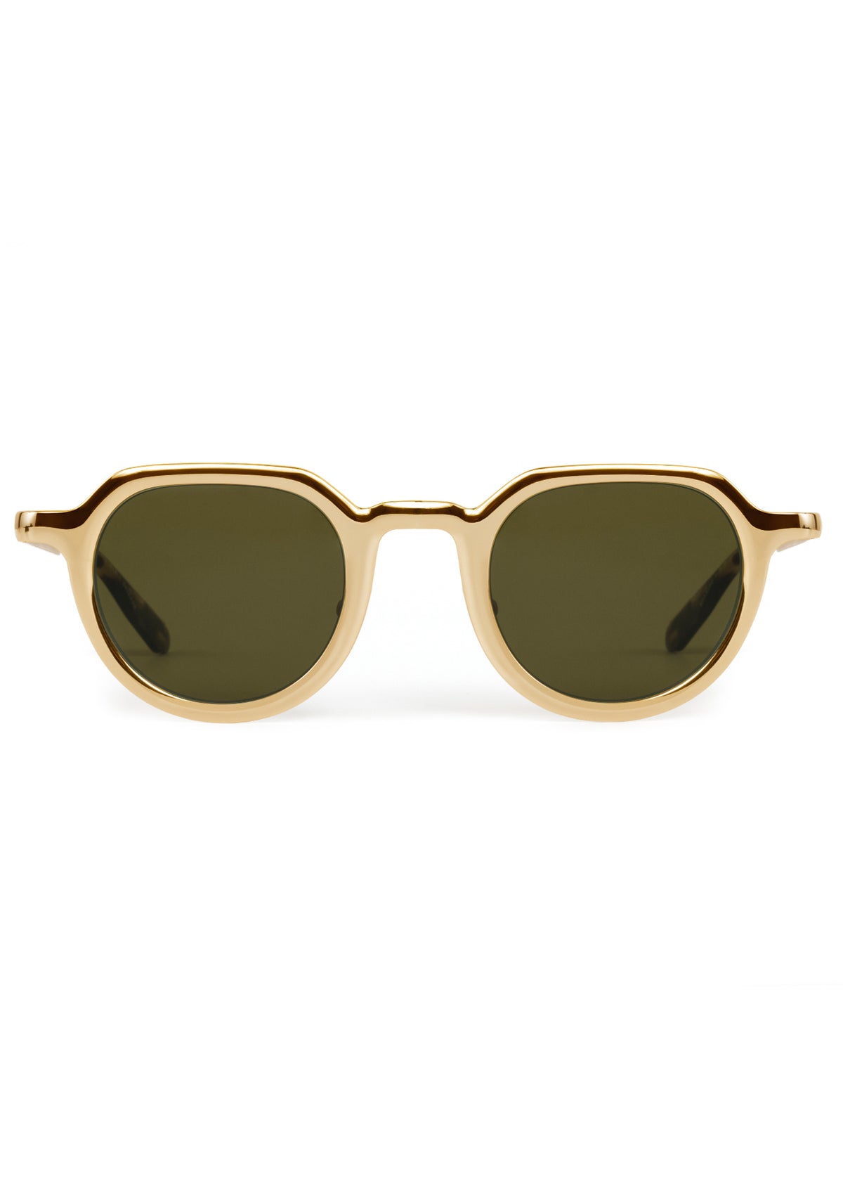 KREWE Gold and Black Designer Sunglasses Krewe Eliza Sunglasses – Saint Bernard main image 4