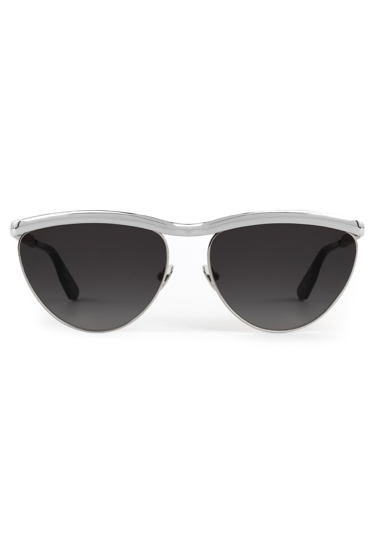 NWT Krewe Heidi Silver Chroma + Tortuga Noir Sunglasses HEIDI has arrived—our newest Chroma frame. This statement  main image 4