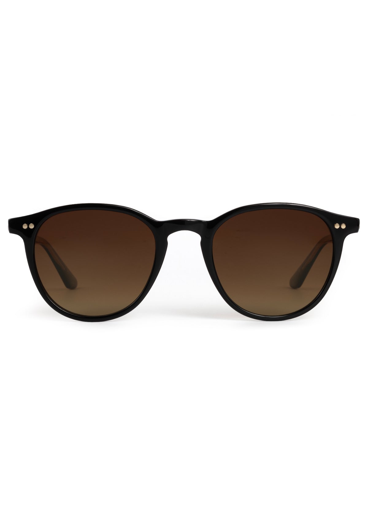 KREWE Sleek Black Sunglasses CARTER | Black + Black Tea Polarized | KREWE main image 2