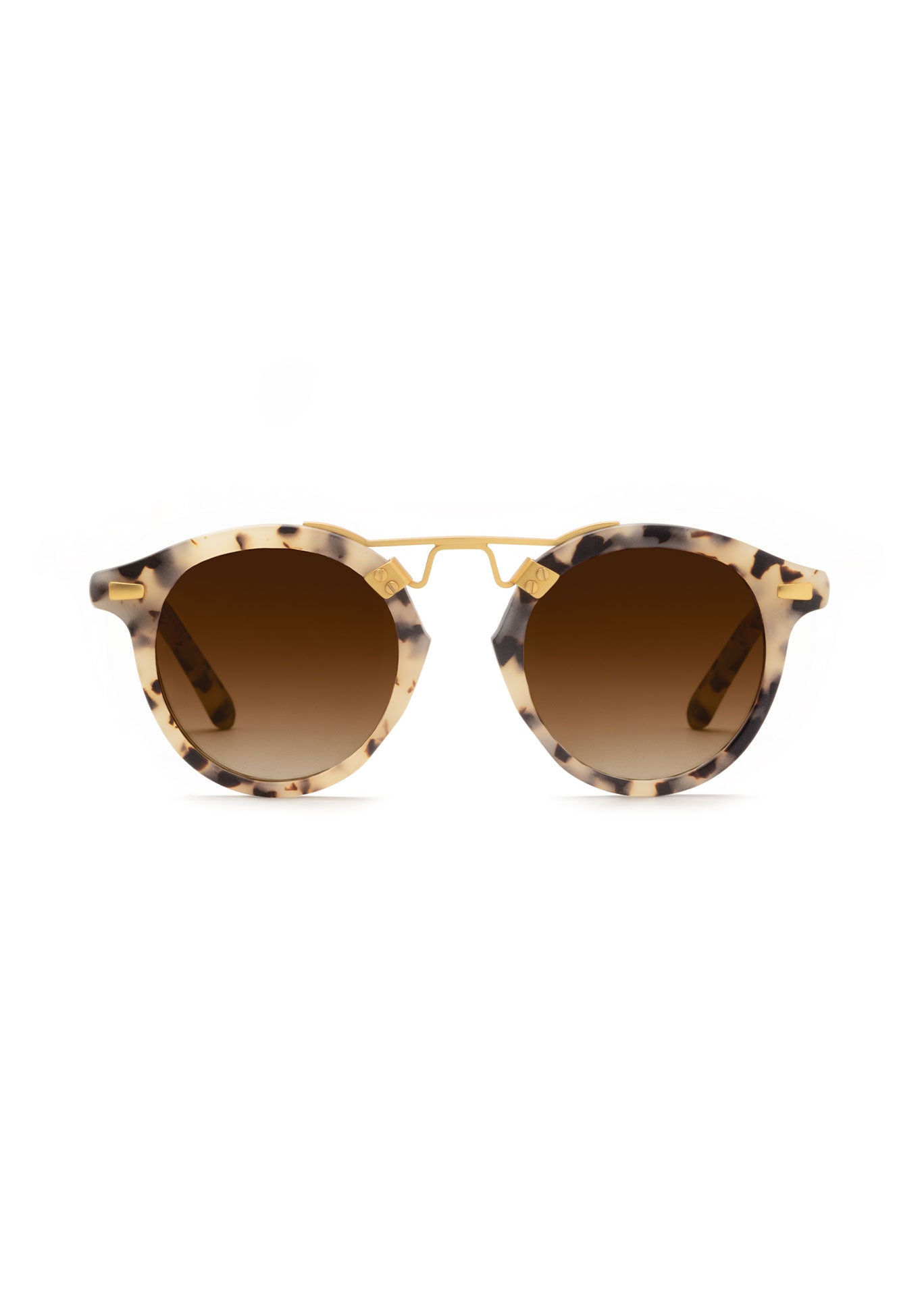 St. Louis 24K Polarized Round Sunglasses, 46mm