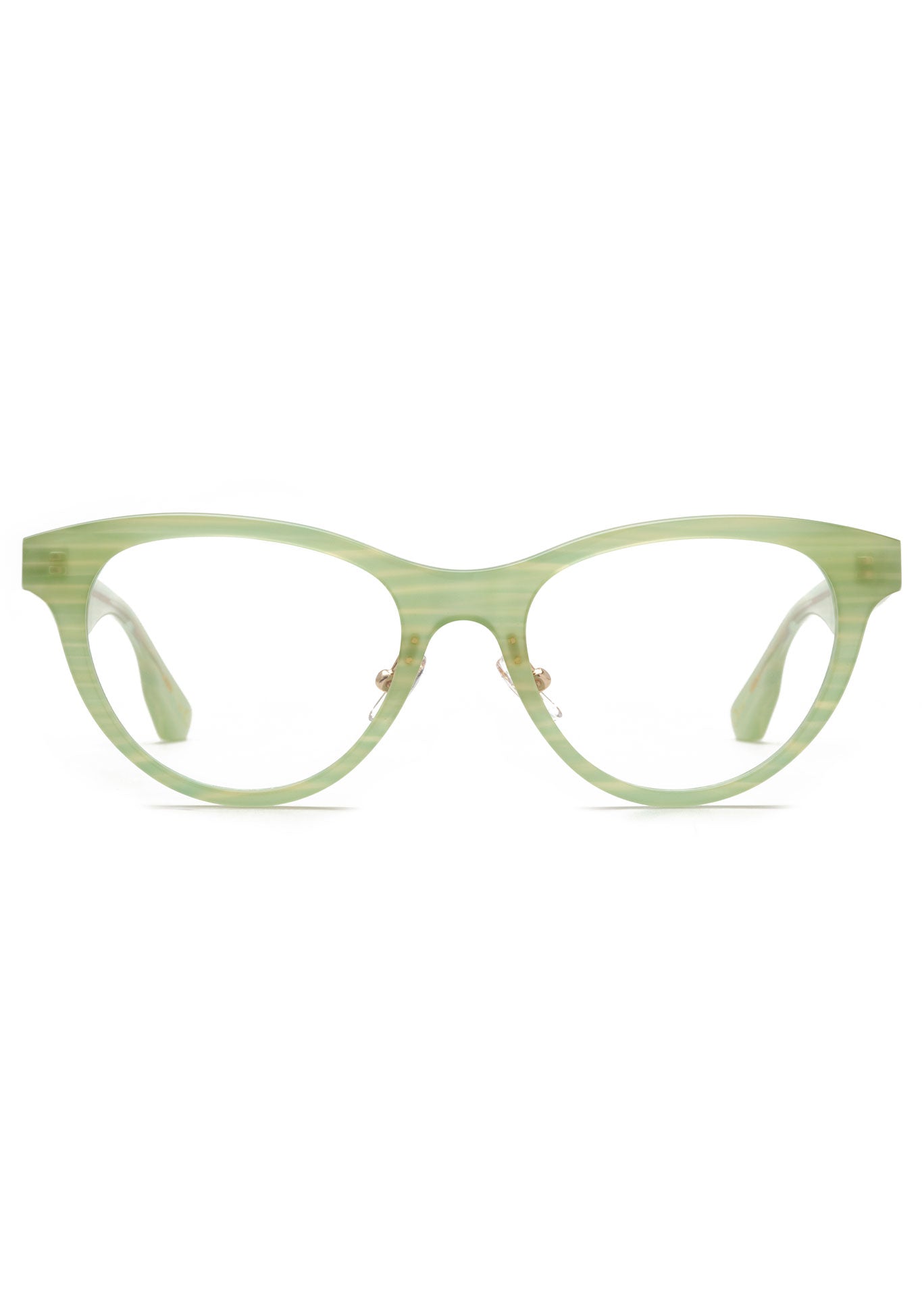 KREWE ANNETTE | Basil, Handcrafted, Luxury Acetate Green Glasses