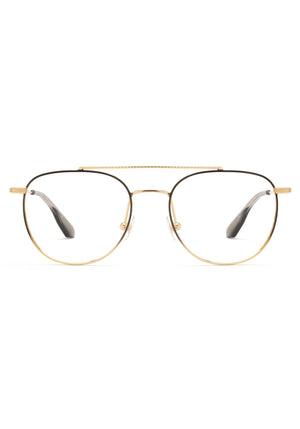 ELYSIAN | 18K + Matte Black Fade Handcrafted, luxury 18K metal KREWE eyeglasses