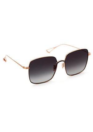 EVE | 18K Rose Gold + Matte Black Titanium Handcrafted, Luxury Black Titanium KREWE Sunglasses