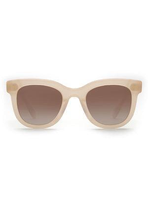JENA | Blonde Mirrored Handcrafted, luxury tan acetate KREWE sunglasses