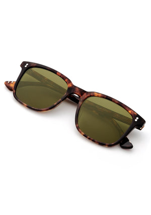 MATTHEW | Rye Polarized Handcrafted, luxury brown tortoise acetate KREWE sunglasses