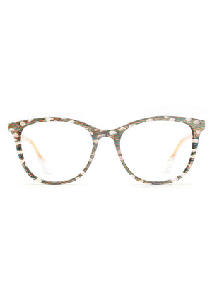 KREWE EYEGLASSES - MELROSE | Como + Crystal Handcrafted, luxury custom acetate cat eye womens glasses