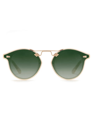 STL NYLON | Blonde 12k Mirrored Handcrafted, acetate sunglasses