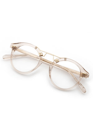 KREWE - ST. LOUIS OPTICAL | Buff Handcrafted, Luxury Pink Acetate Eyeglasses