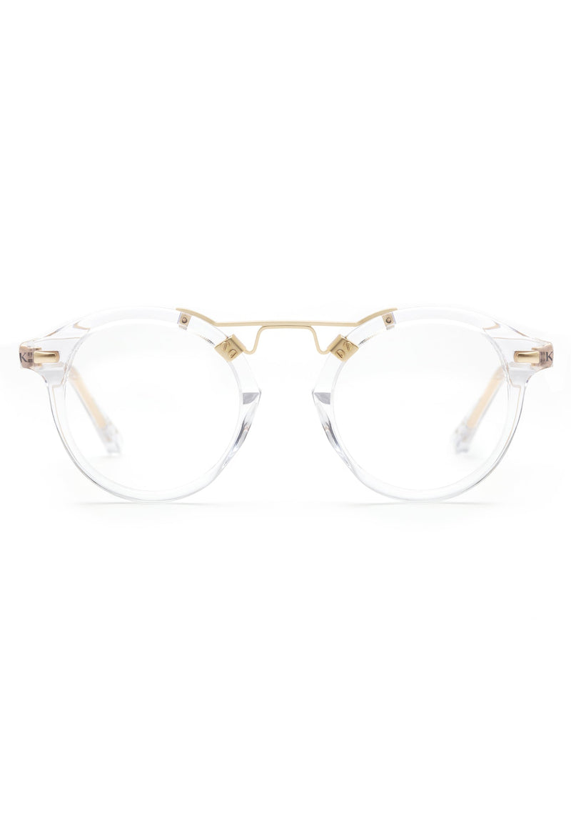 KREWE - ST. LOUIS OPTICAL | Crystal Handcrafted, Luxury Clear Acetate Eyeglasses
