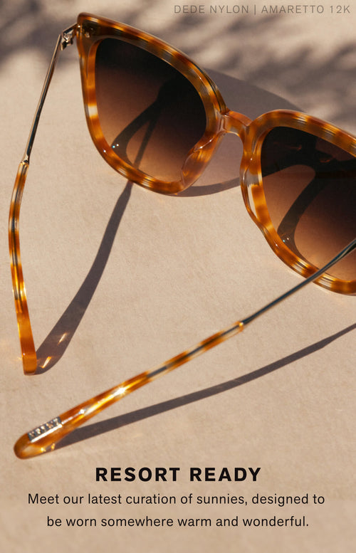 RESORT READY meet our latest-curation of sunnies, designed to be worn somewhere warm and wonderful.
