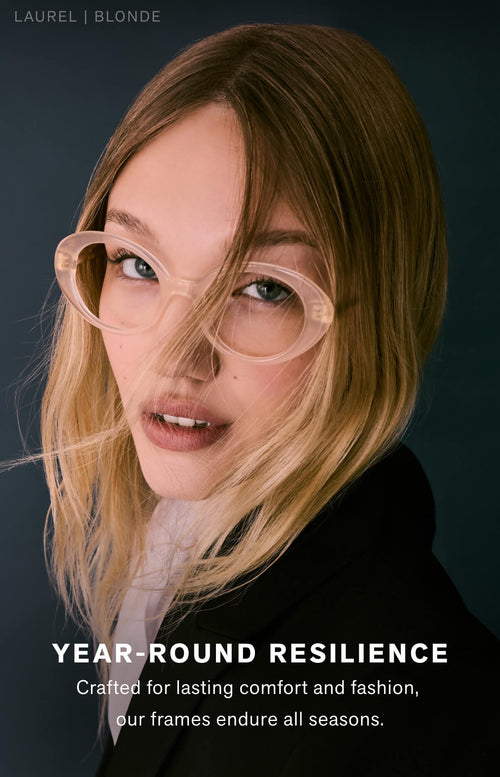 TAILORED FROM HEAD TO NOSE Frames designed to last all year long, and then some.