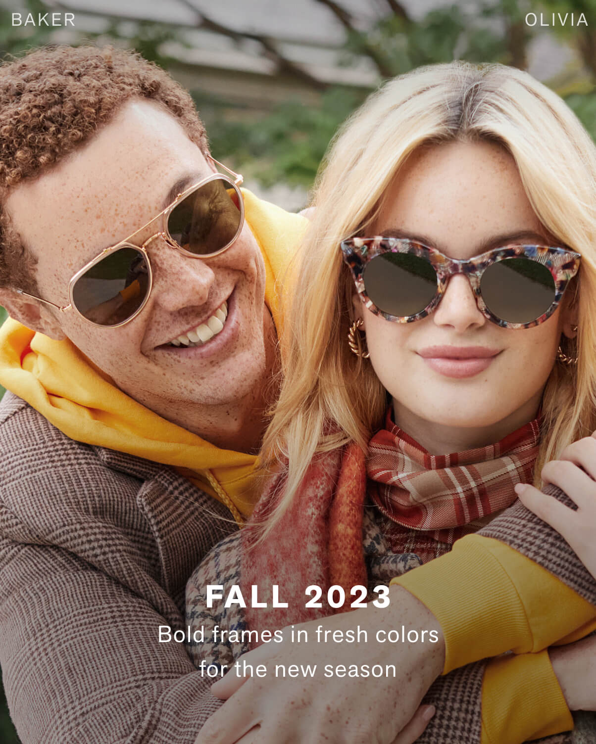 FAll 2023  Bold frames in fresh colors for the new season