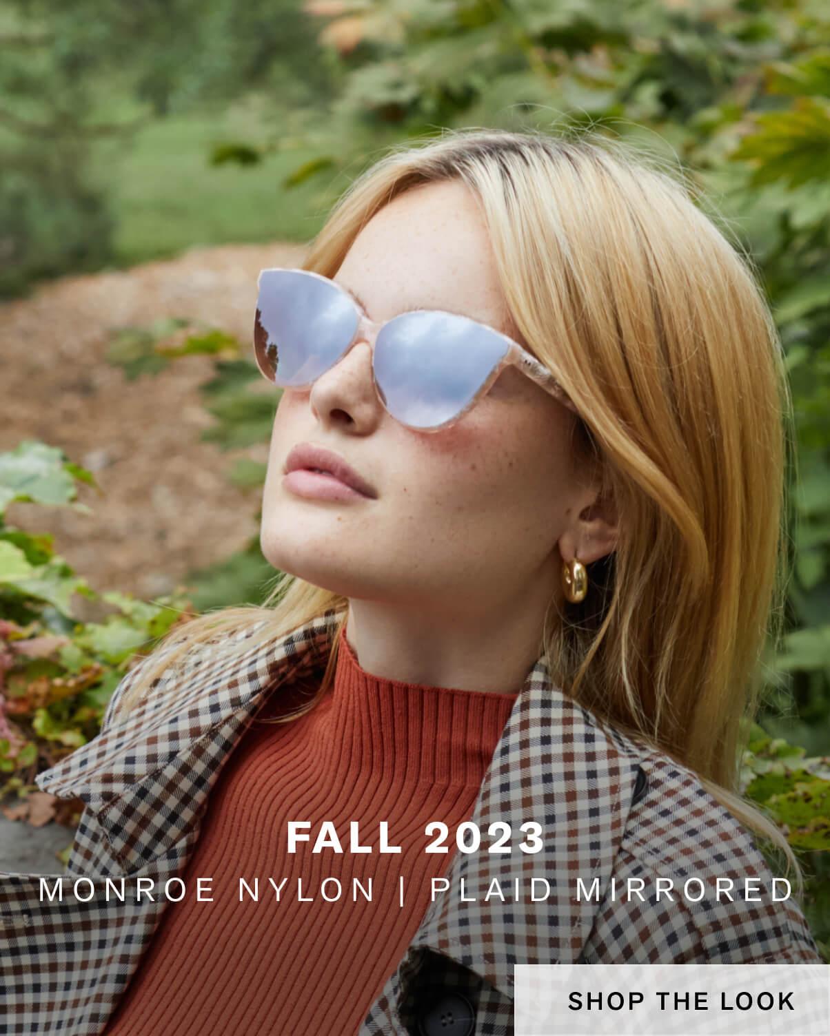 Fall 2023   MONROE NYLON | Plaid Mirrored