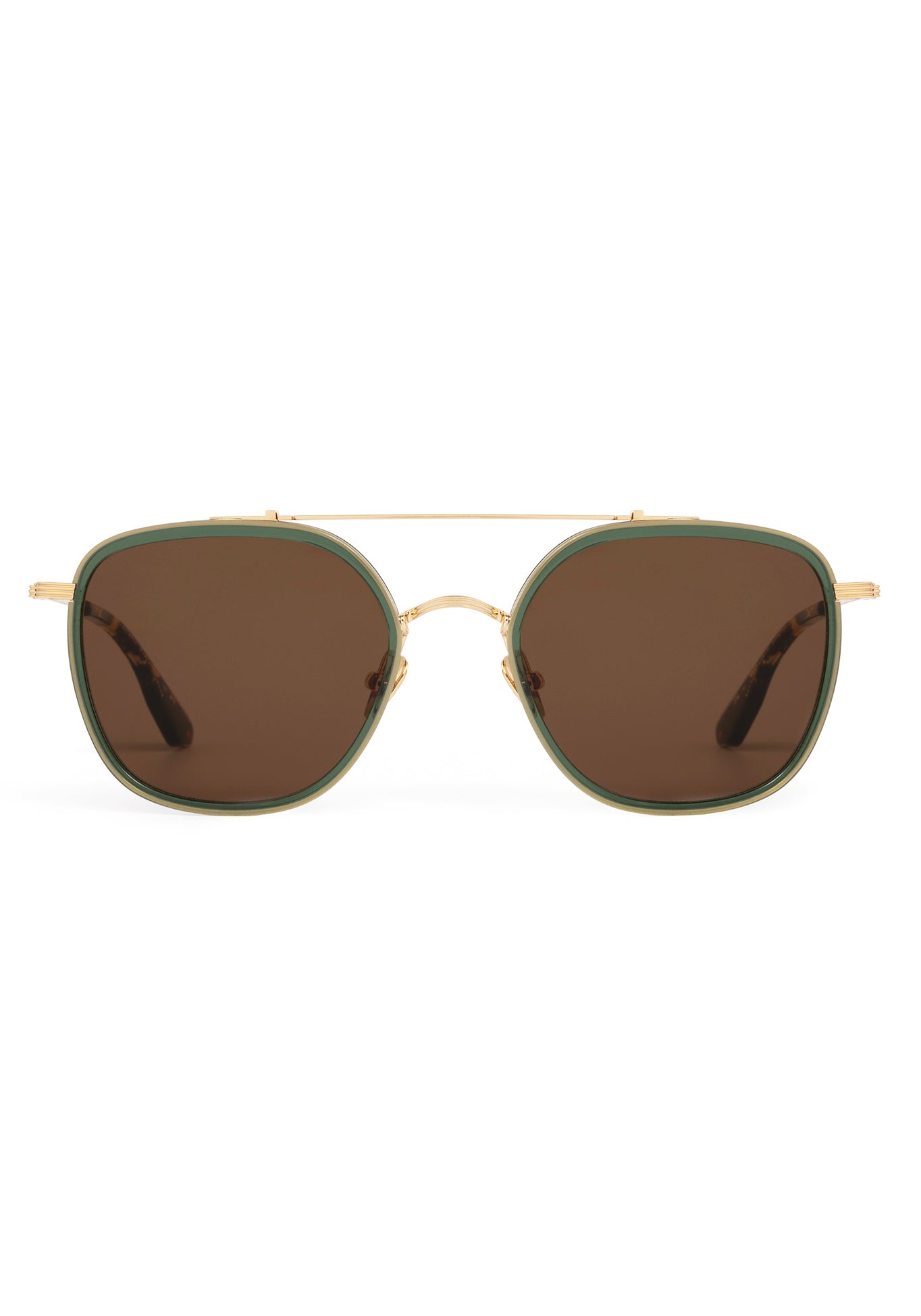 AUSTIN | 18K Titanium + Bottle Green + Zulu | KREWE