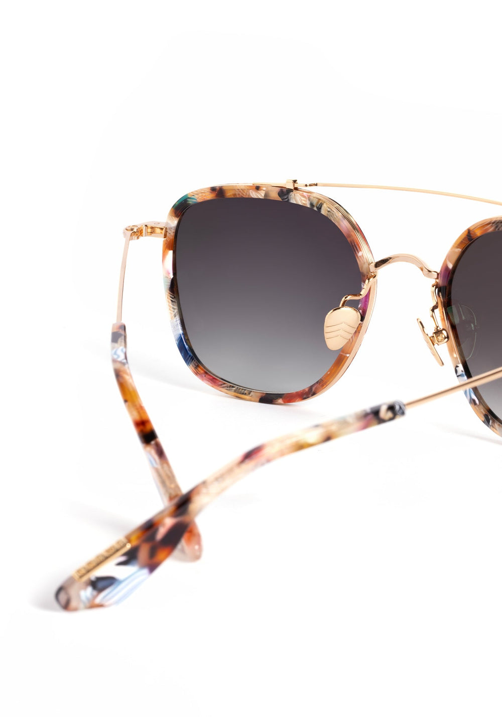 AUSTIN | Capri 24K Titanium Handcrafted, Luxury multicolored acetate KREWE sunglasses