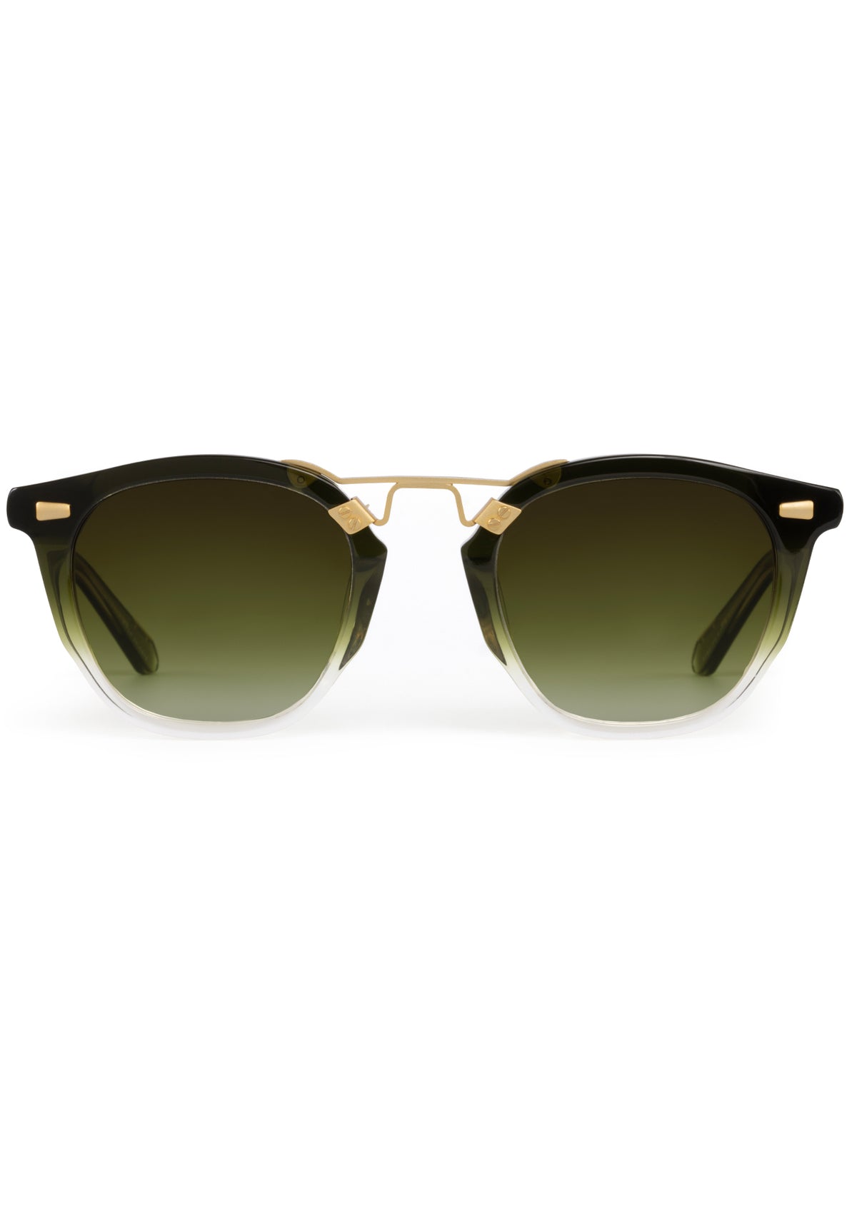 KREWE Tortoise Shell Sunglasses with Green Lenses Krewe  main image 3