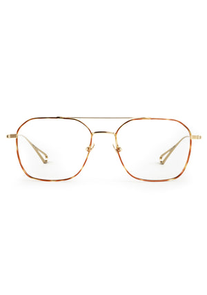 KERWE BERM | 12K Sahara Titanium Handcrafted, luxury 12k gold metal eyeglasses KREWE 