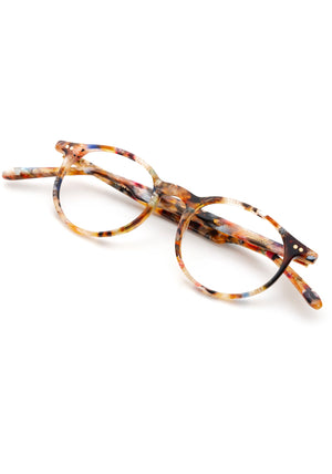 CARSON | Capri small round multicolored acetate KREWE handcrafted eyeglasses
