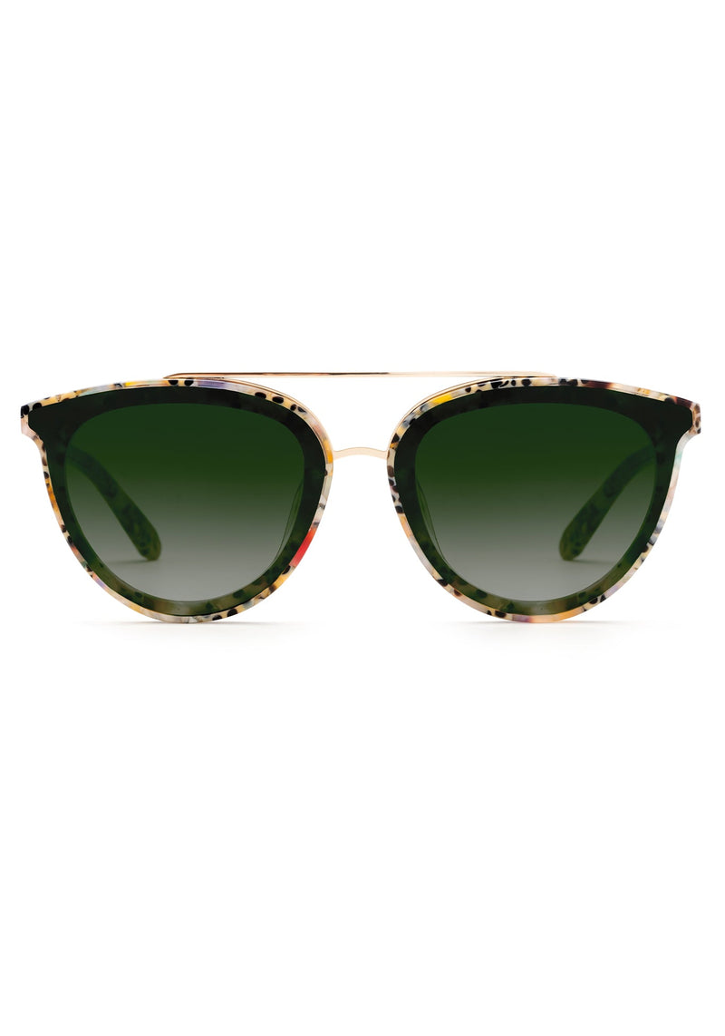 CLIO NYLON | Poppy Handcrafted, Multicolored, Acetate Sunglasses