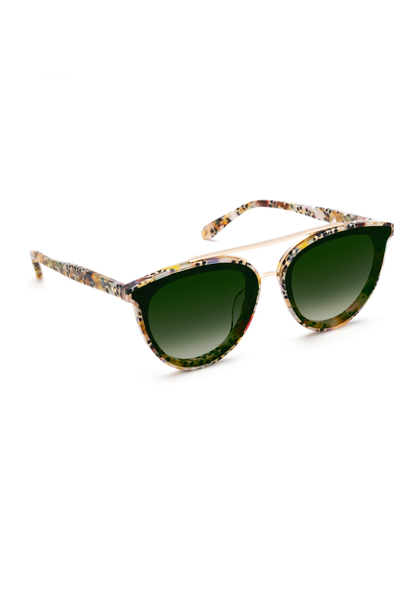 CLIO NYLON | Poppy Handcrafted, Multicolored, Acetate Sunglasses
