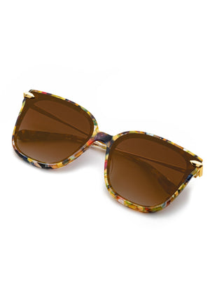 DEDE NYLON | Canary 18K Handcrafted, luxury yellow, multicolored acetate KREWE sunglasses