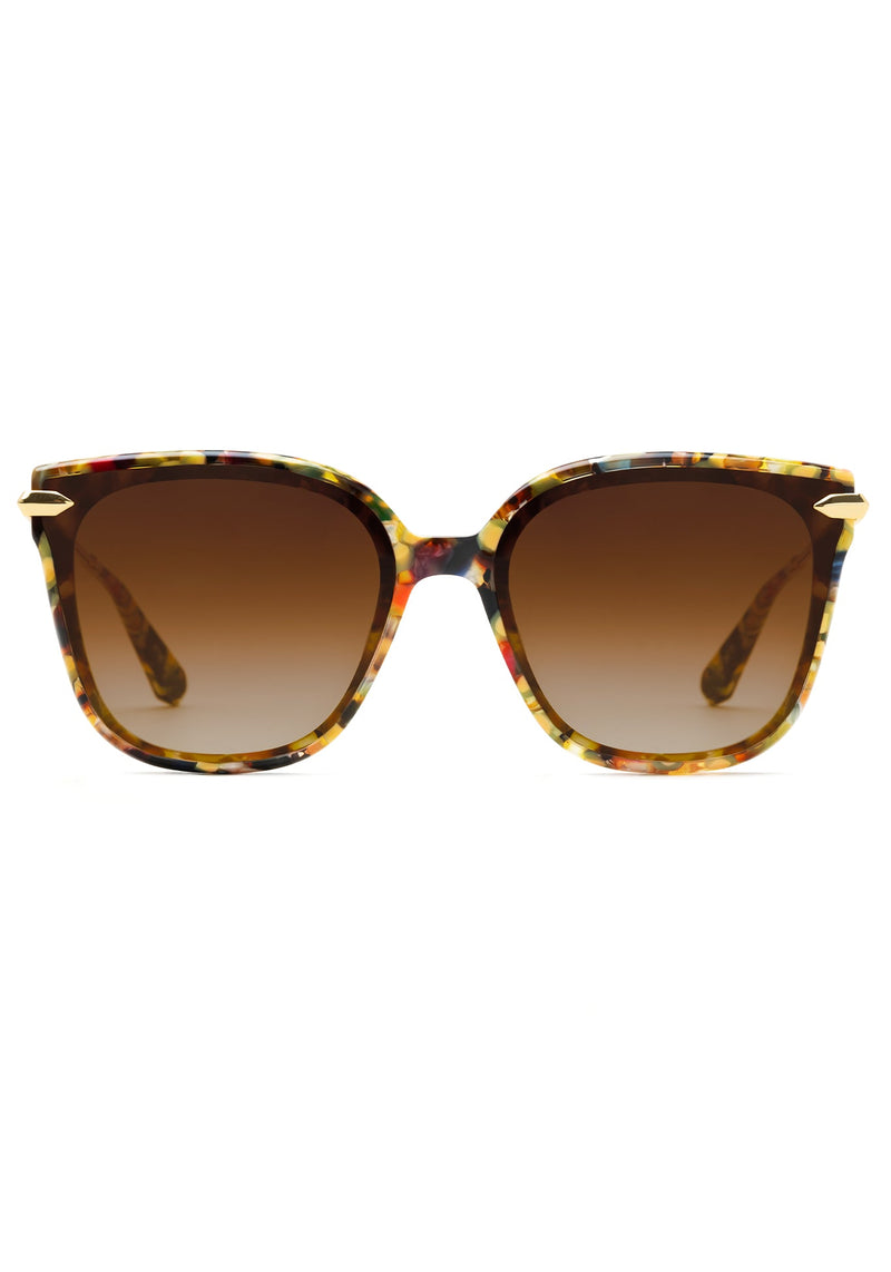DEDE NYLON | Canary 18K Handcrafted, luxury yellow, multicolored acetate KREWE sunglasses