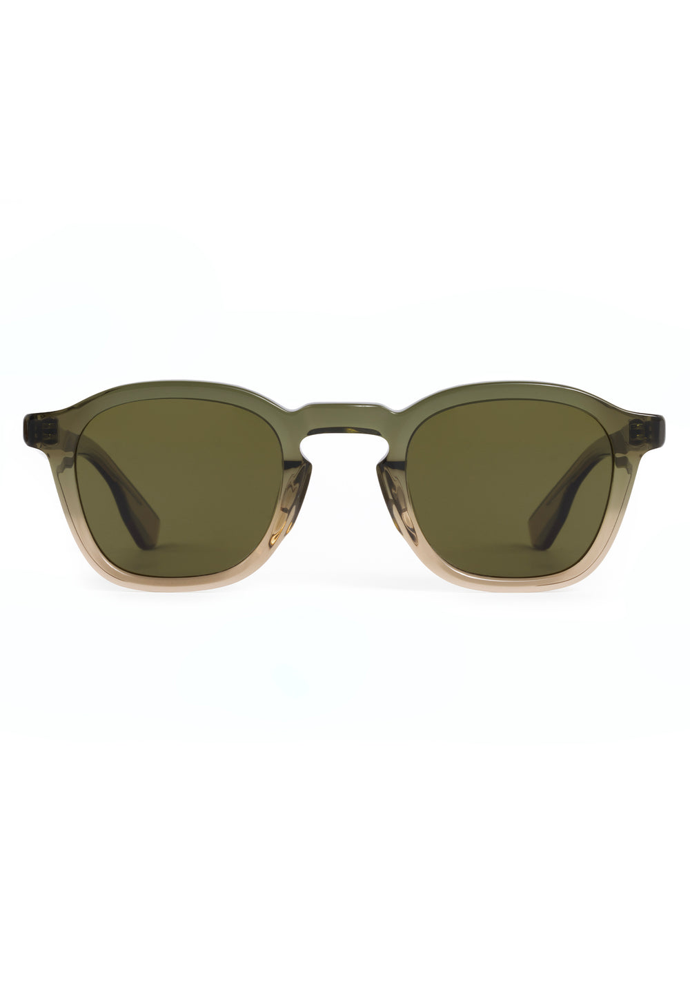 DYLAN | Verde Polarized Handcrafted, luxury green acetate square classic KREWE polarized sunglasses