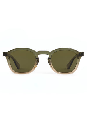 DYLAN | Verde Polarized Handcrafted, luxury green acetate square classic KREWE polarized sunglasses