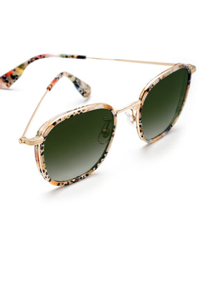 HYDE | 18K + Poppy Handcrafted, luxury multicolored acetate and stainless steel KREWE sunglasses
