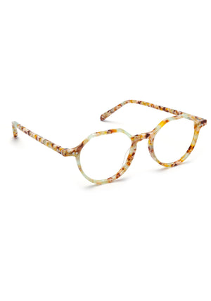 KREWE EYEGLASSES - JOEL | Frappe handcrafted, luxury colorful tortoise shell round glasses