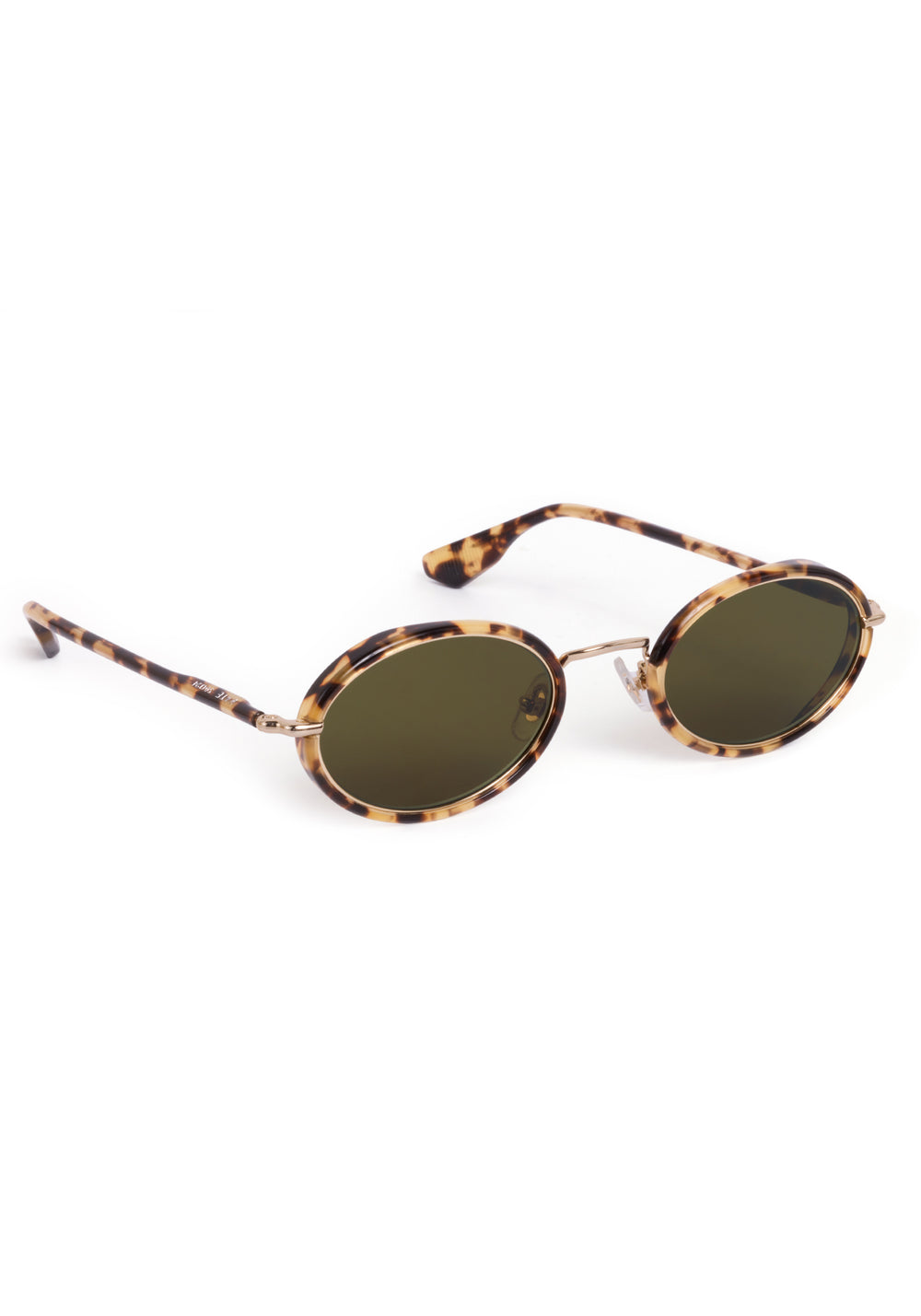 KREWE du optic Dauphine Flat Lens in Zulu Tortoise STL II | Bottle Green + Zulu 24K | KREWE main image 3