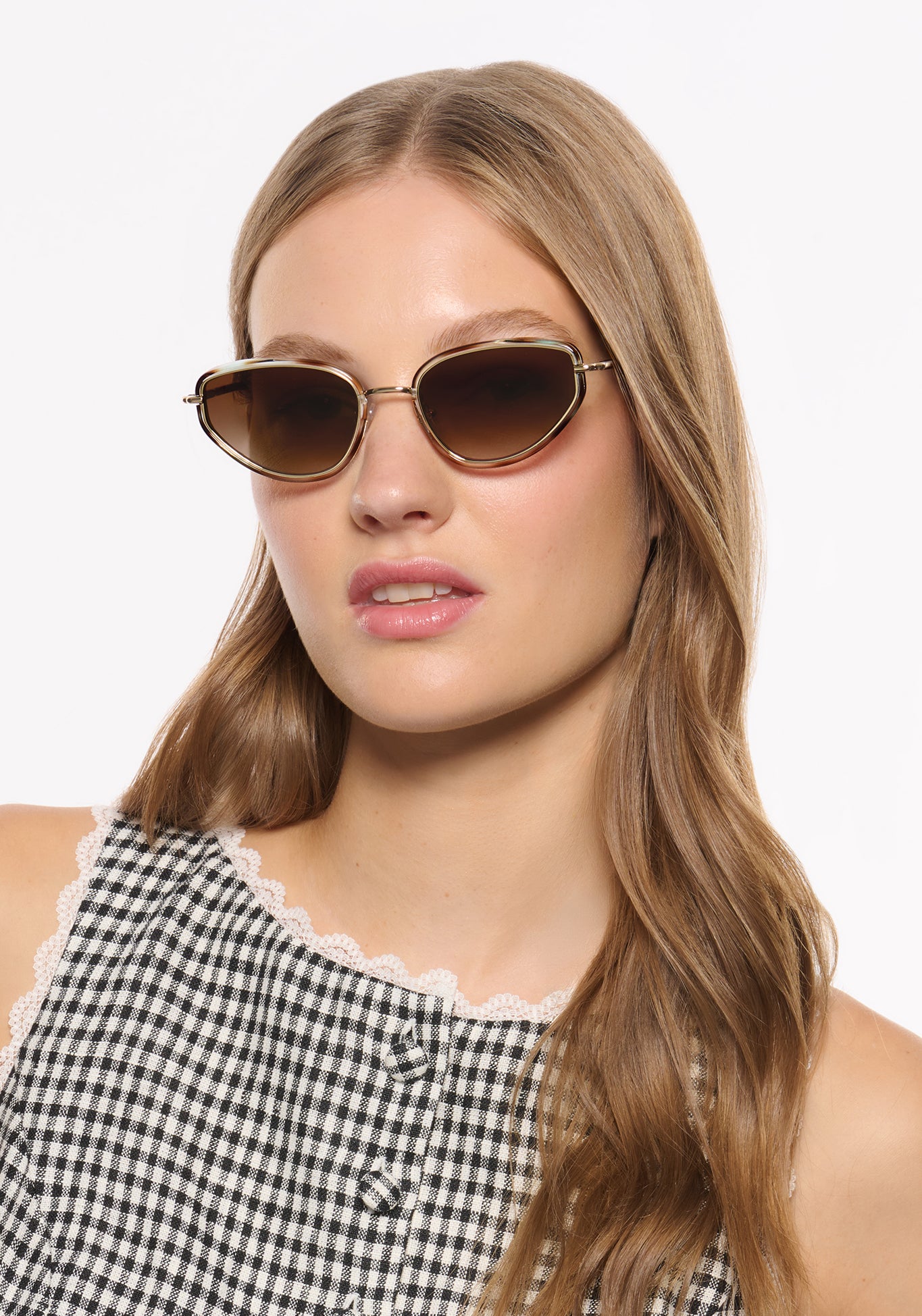 LEAH | 18K + Aquamarine Tortoise | KREWE