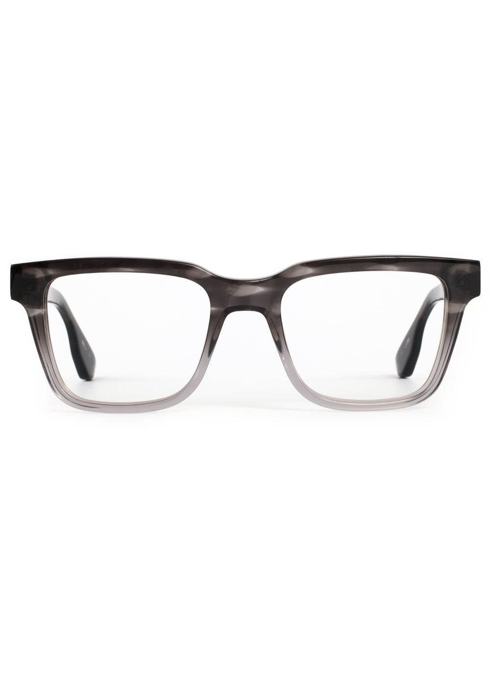 LEE | Graphite Handcrafted, luxury grey gradient acetate square rectangle KREWE eyeglasses 