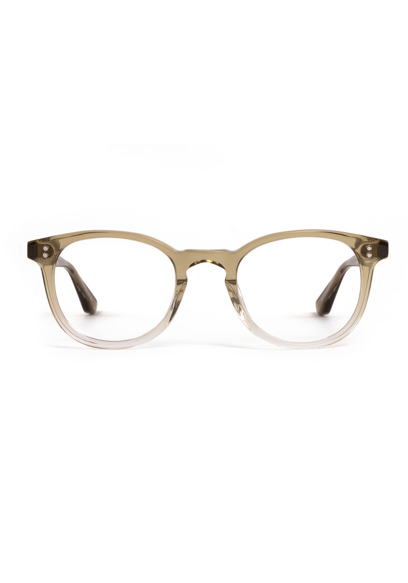 MARENGO | Sandstone Handcrafted luxury beige acetate small round KREWE eyeglasses 