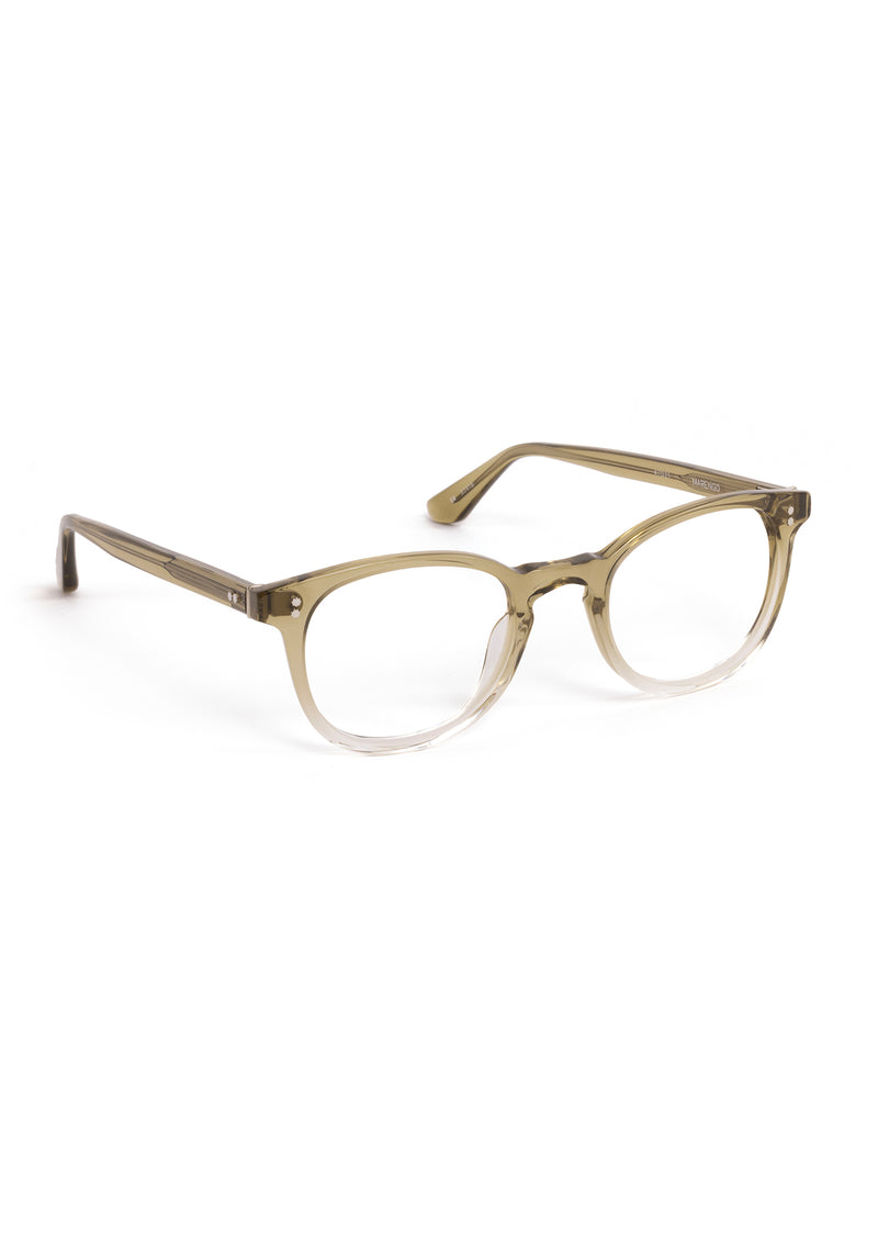 MARENGO | Sandstone Handcrafted luxury beige acetate small round KREWE eyeglasses 