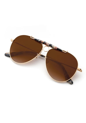 MERRYMEN | 24K + Crema Handcrafted, KREWE Vintage Shooter Sunglasses