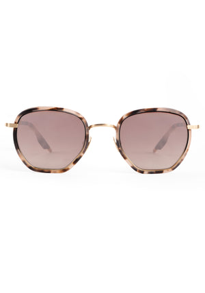 PEYTON | 18K Matte Black Fade Titanium + Matte Sunday Tortoise Mirrored