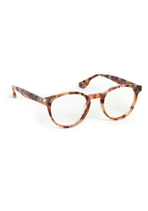 QUINN | Capri Handcrafted, luxury multicolored tortoise acetate round KREWE eyeglasses 