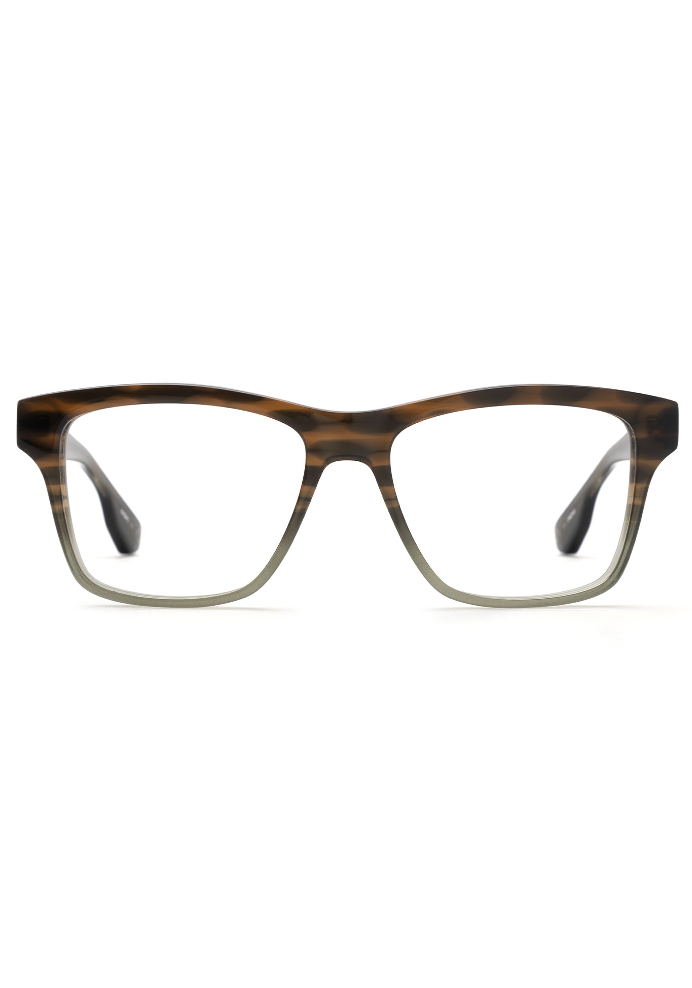 THEO | Marsh Handcrafted, luxury brown gradient acetate oversized rectangular KREWE eyeglasses
