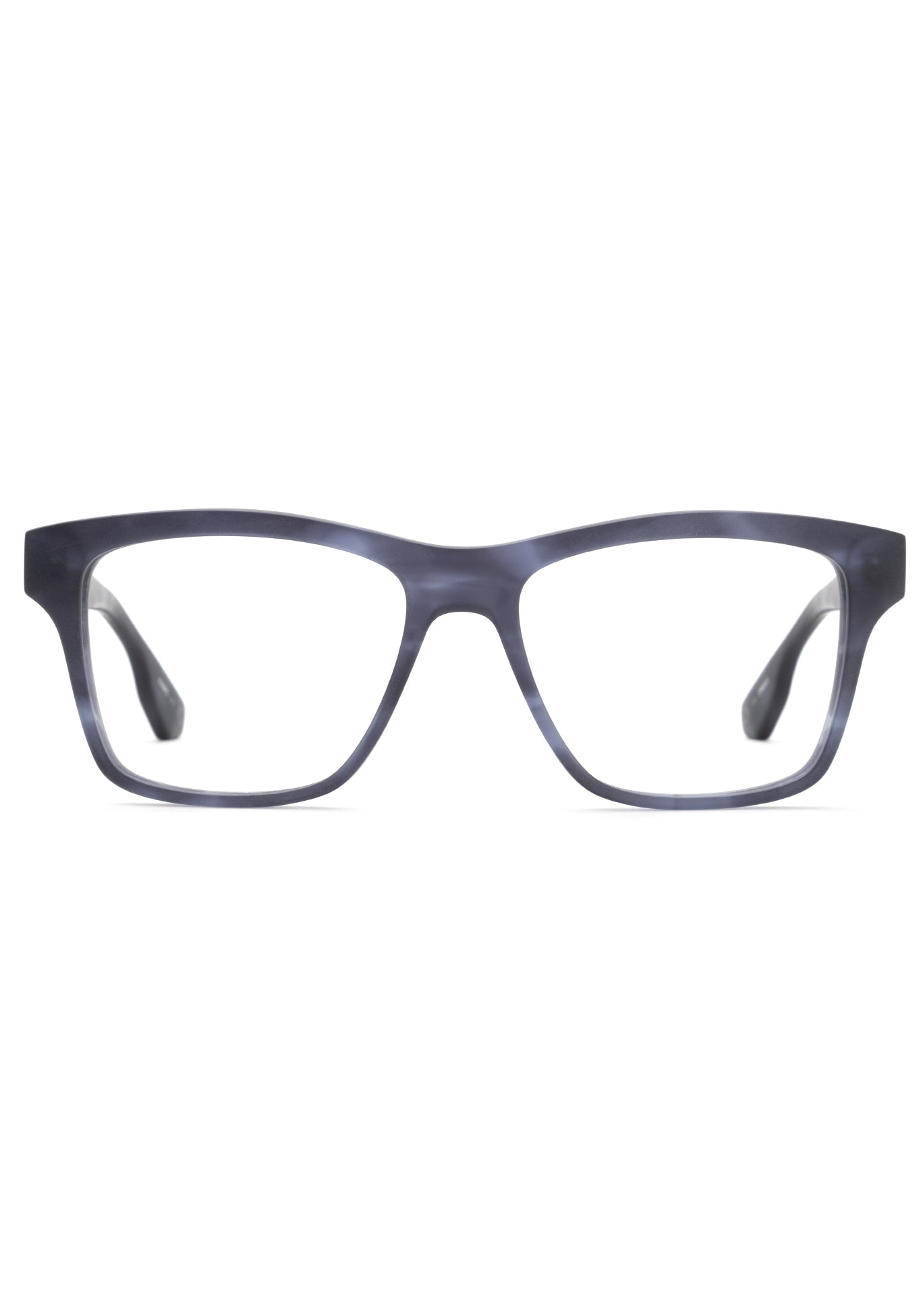 THEO | Matte Denim Handcrafted, luxury navy blue acetate oversized rectangular KREWE eyeglasses