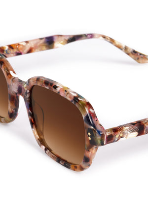 TOMMIE | Amalfi Handcrafted, multicolored acetate square rectangle KREWE sunglasses