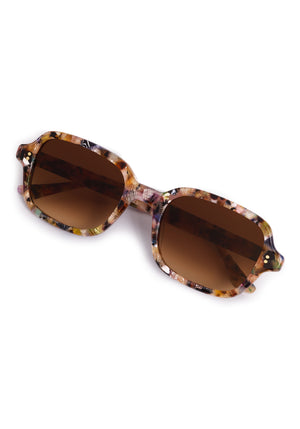 TOMMIE | Amalfi Handcrafted, multicolored acetate square rectangle KREWE sunglasses