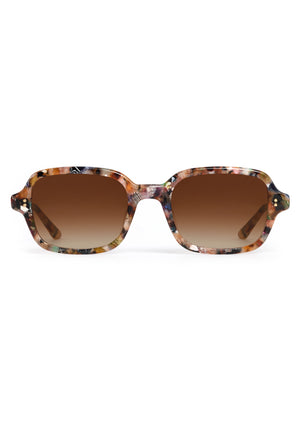TOMMIE | Amalfi Handcrafted, multicolored acetate square rectangle KREWE sunglasses