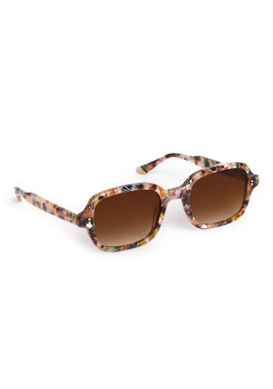 TOMMIE | Amalfi Handcrafted, multicolored acetate square rectangle KREWE sunglasses