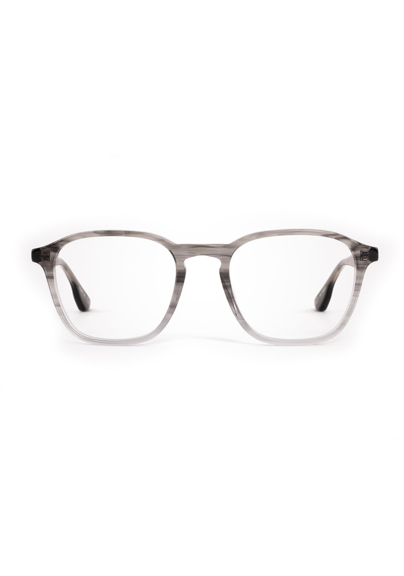 WYATT | Birch Handcrafted luxury grey tortoise acetate square KREWE eyeglasses 