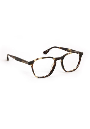 WYATT | Patagonian Handcrafted luxury brown tortoise acetate square KREWE eyeglasses 
