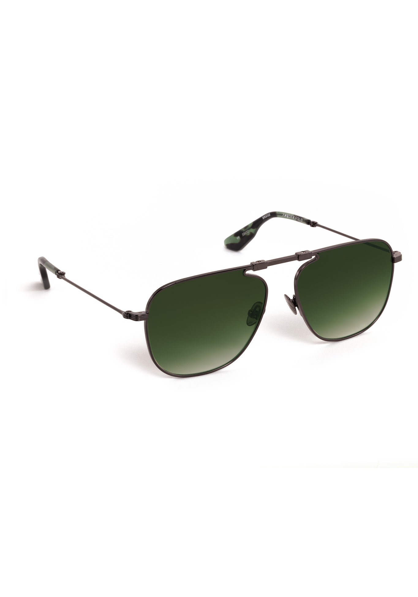 カナデル・りゅう ZANDER FOLD | Gunmetal + Hemlock Tortoise | KREWE