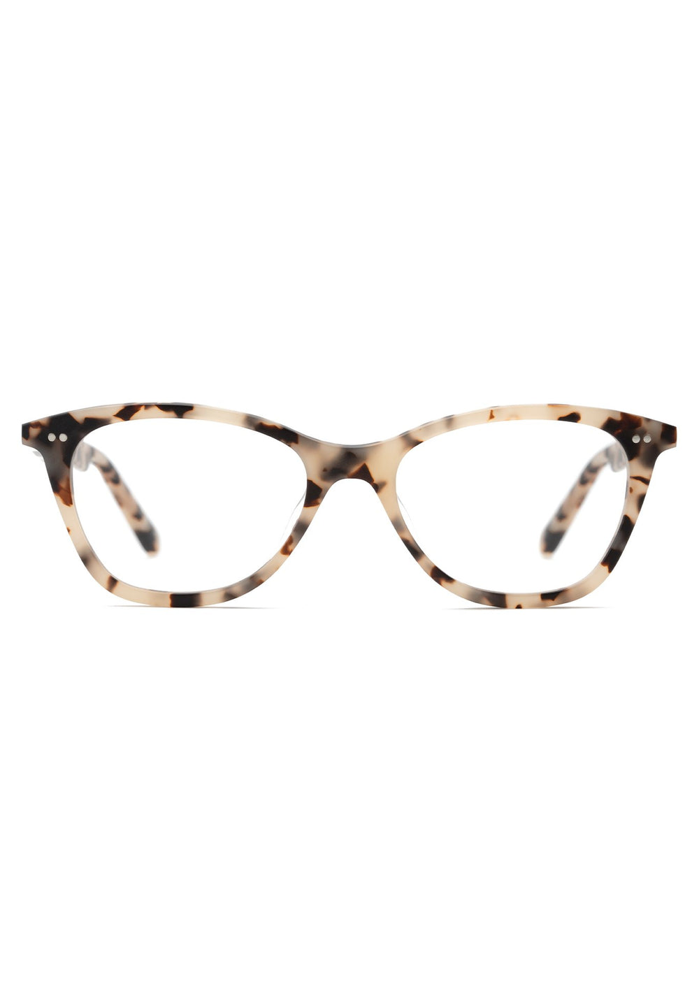 AMELIA | Matte Oyster Handcrafted, luxury tortoise acetate KREWE glasses