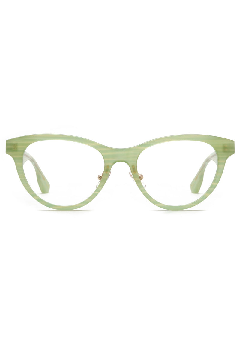KREWE ANNETTE | Basil, Handcrafted, Luxury Acetate Green Glasses